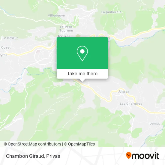 Chambon Giraud map