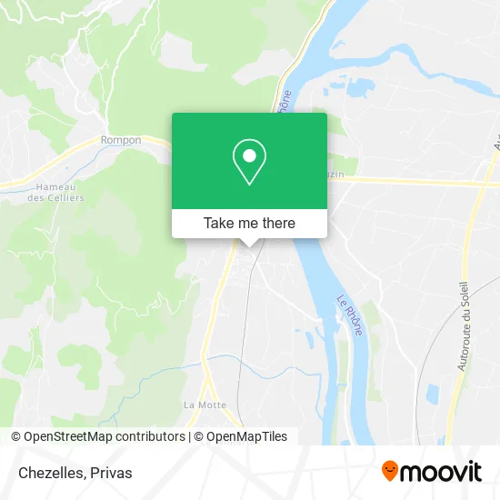 Chezelles map