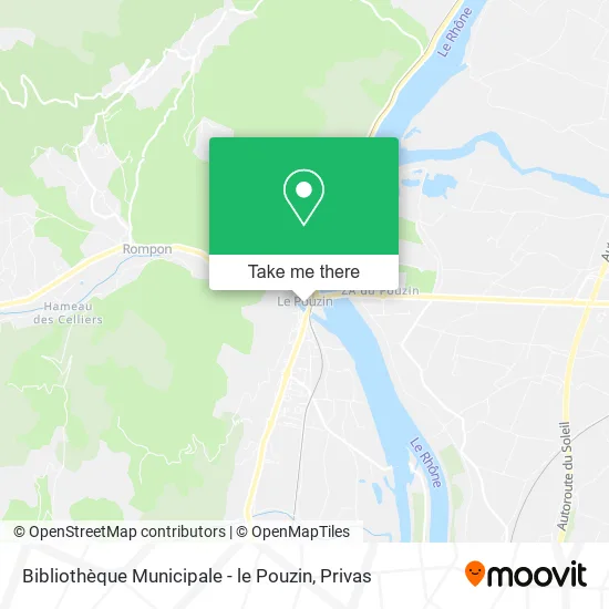 Bibliothèque Municipale - le Pouzin map