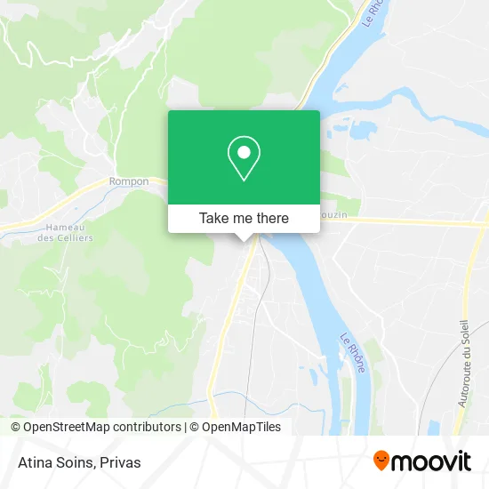 Atina Soins map