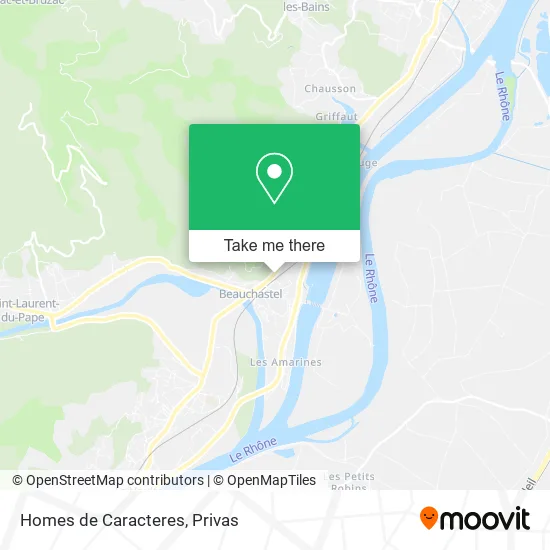 Homes de Caracteres map
