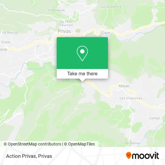 Action Privas map