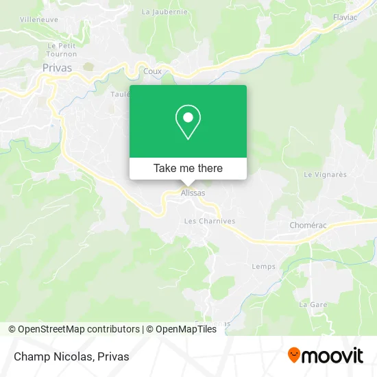 Champ Nicolas map