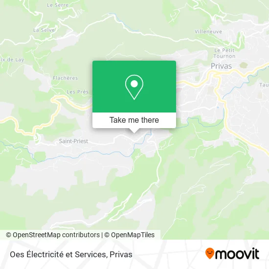 Oes Électricité et Services map