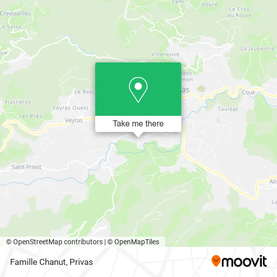 Famille Chanut map