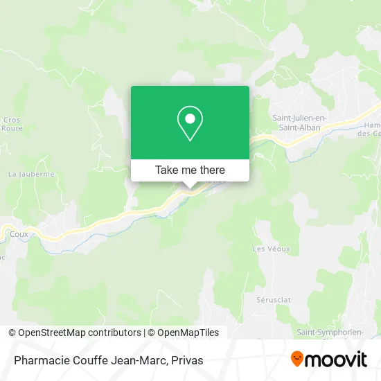 Pharmacie Couffe Jean-Marc map