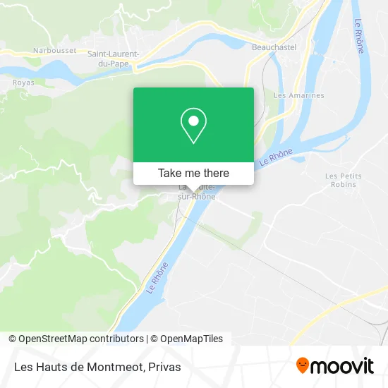 Les Hauts de Montmeot map