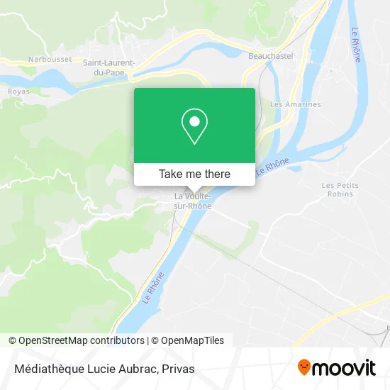Médiathèque Lucie Aubrac map