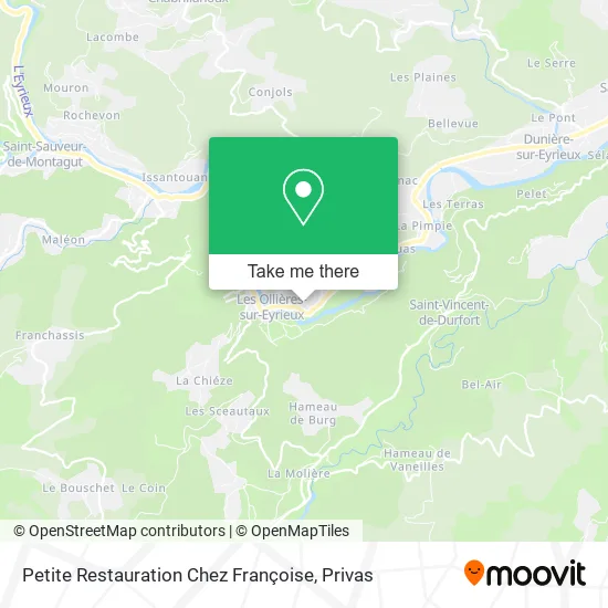 Petite Restauration Chez Françoise map