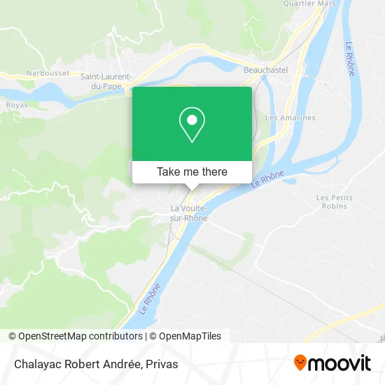 Chalayac Robert Andrée map