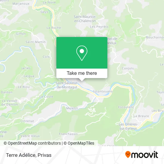 Terre Adélice map