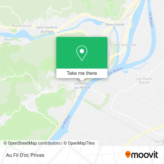 Au Fil D'or map