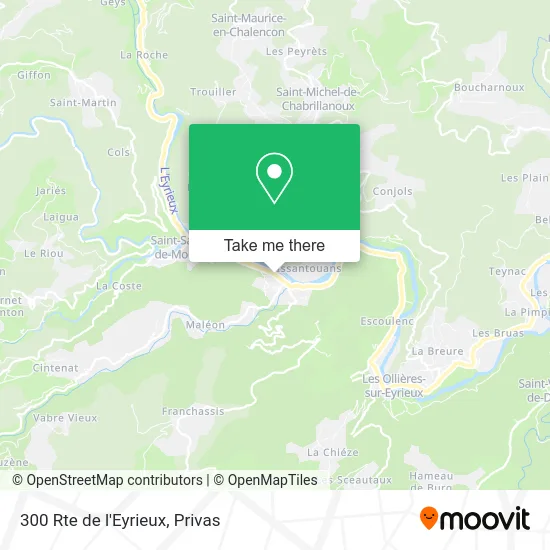 300 Rte de l'Eyrieux map