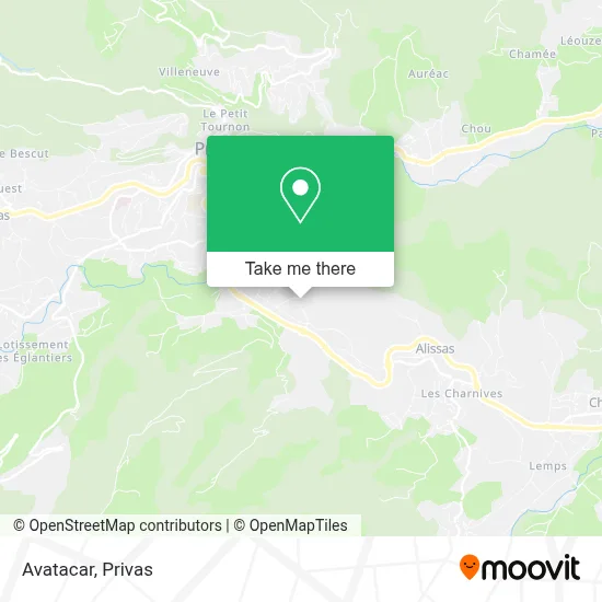 Avatacar map