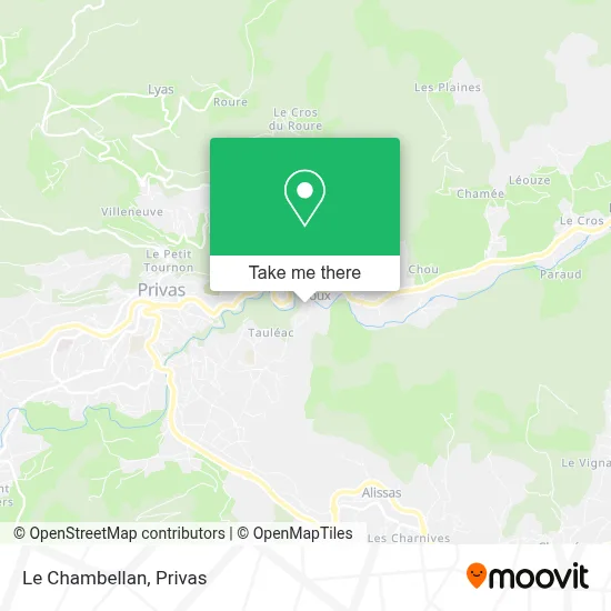 Le Chambellan map