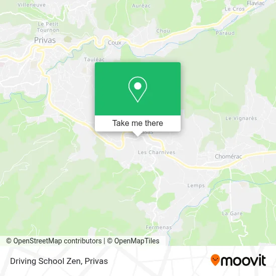 Driving School Zen map
