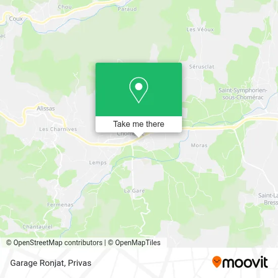 Garage Ronjat map