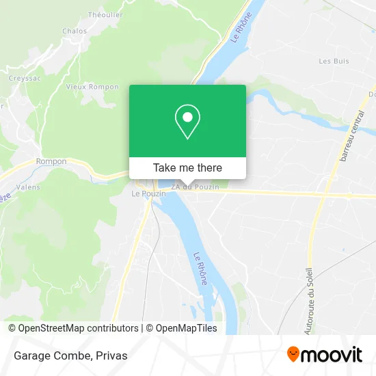 Garage Combe map