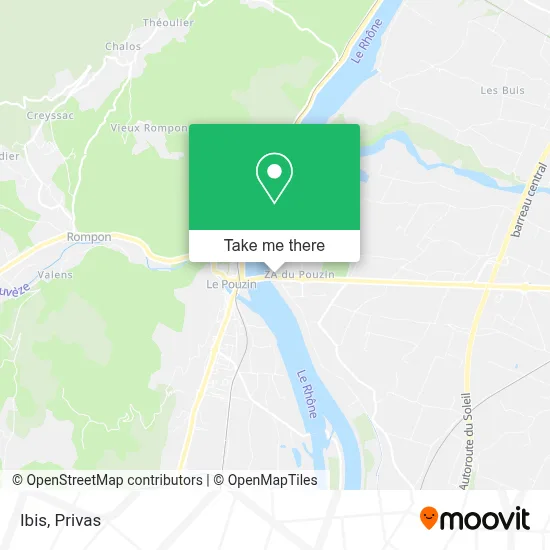 Ibis map