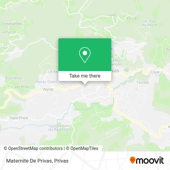 Maternite De Privas map