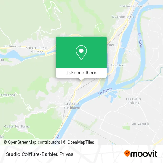 Studio Coiffure/Barbier map