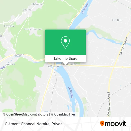 Clément Chancel Notaire map