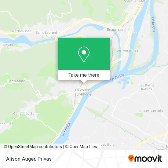 Alison Auger map
