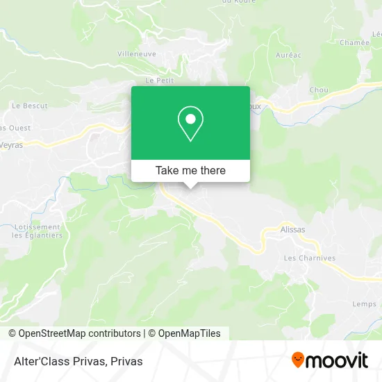 Alter'Class Privas map