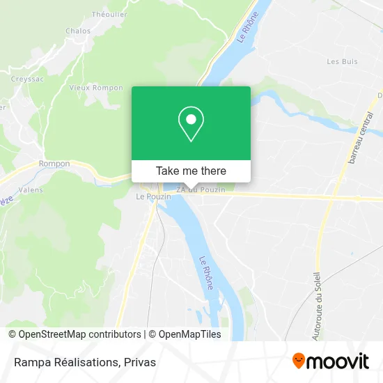 Rampa Réalisations map
