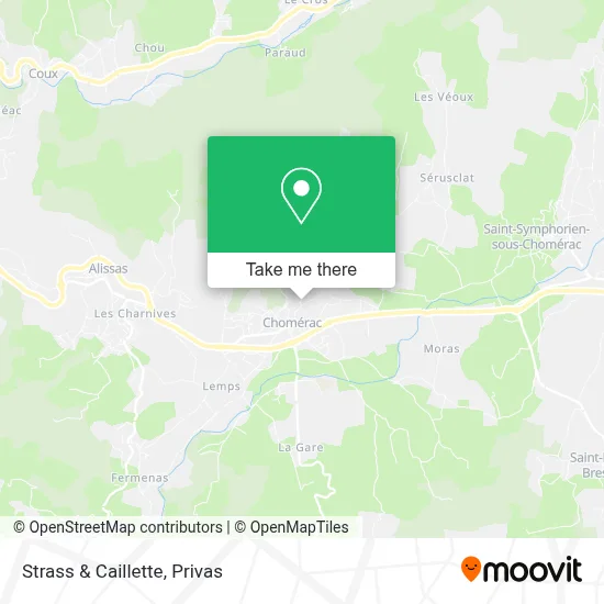 Strass & Caillette map