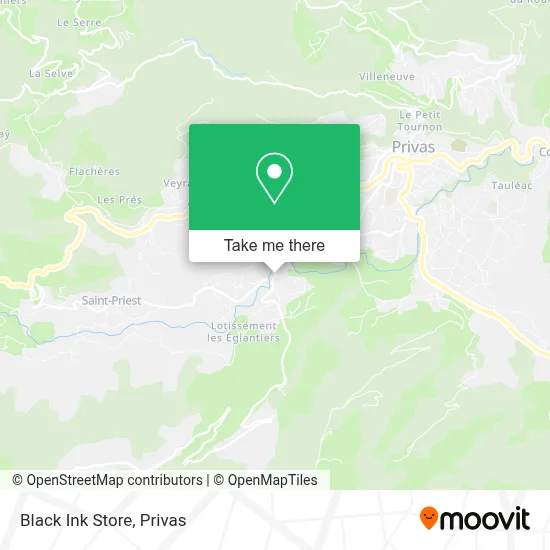 Black Ink Store map