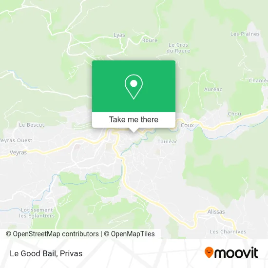 Le Good Bail map