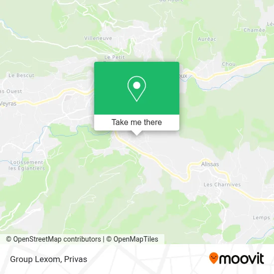 Group Lexom map