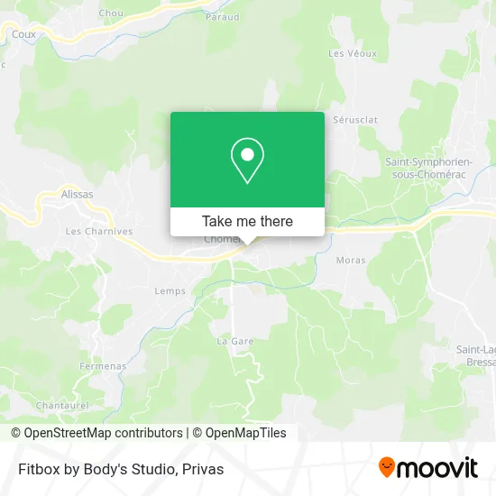 Fitbox by Body's Studio map