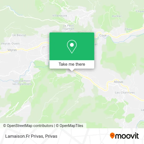 Lamaison.Fr Privas map