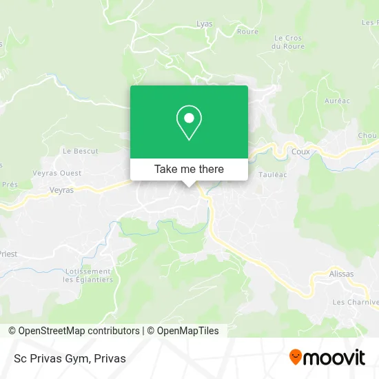 Sc Privas Gym map