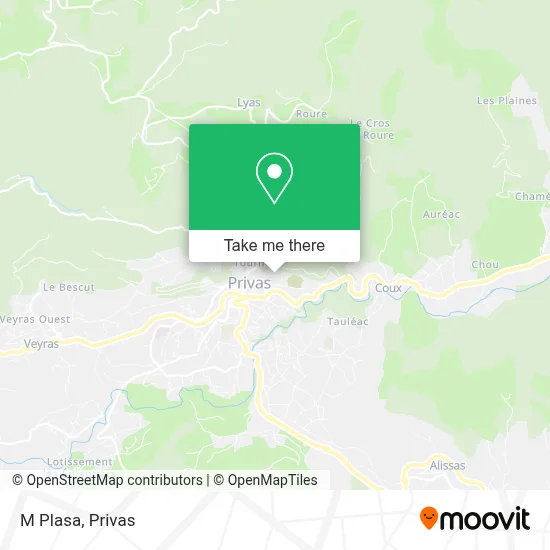 M Plasa map