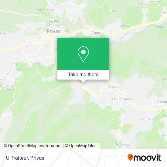 U Traiteur map