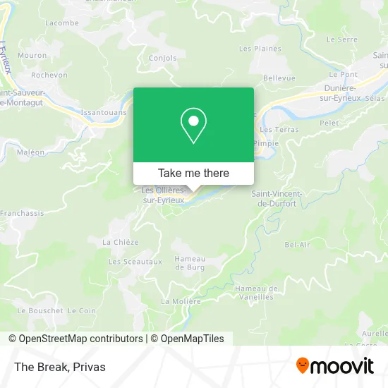 Le Break map