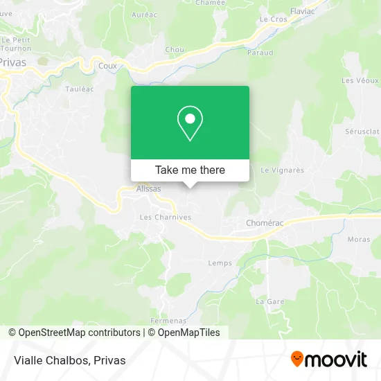 Vialle Chalbos map