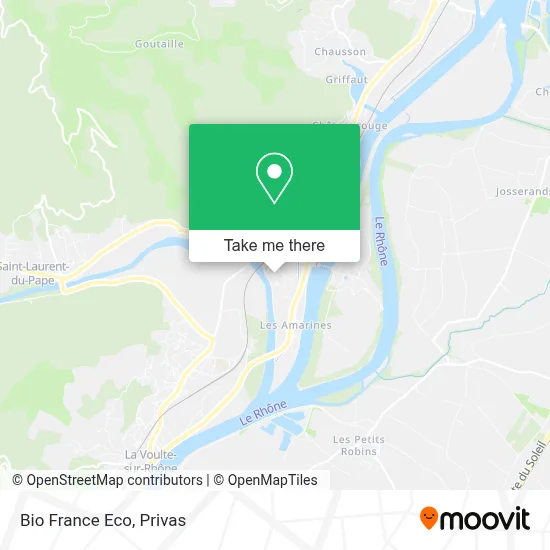 Bio France Eco map