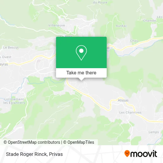 Stade Roger Rinck map