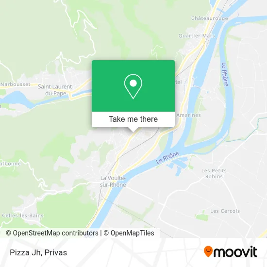 Pizza Jh map