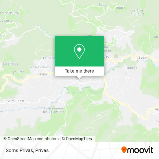 Sdms Privas map