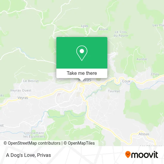 Un Amour De Chien map