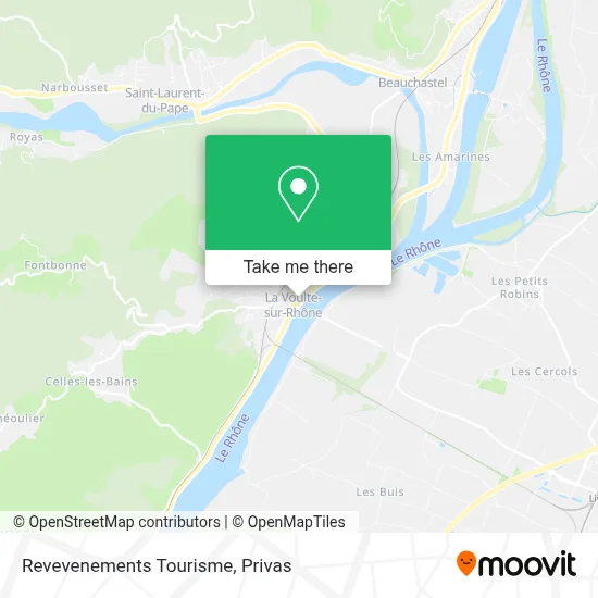 Revevenements Tourisme map