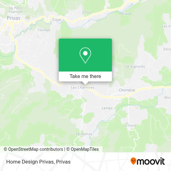 Home Design Privas map