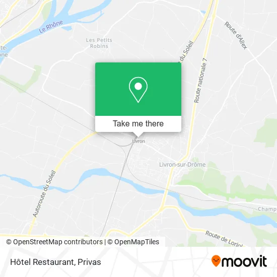 Hôtel Restaurant map
