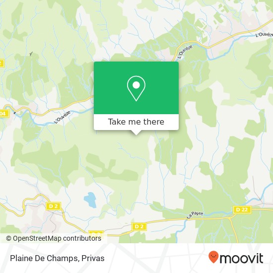 Mapa Plaine De Champs