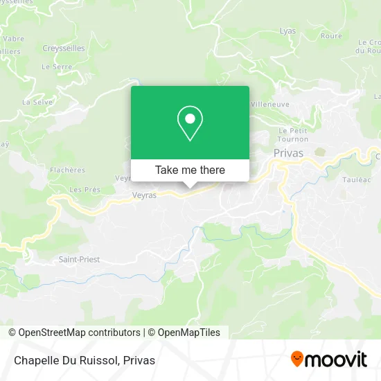 Chapelle Du Ruissol map